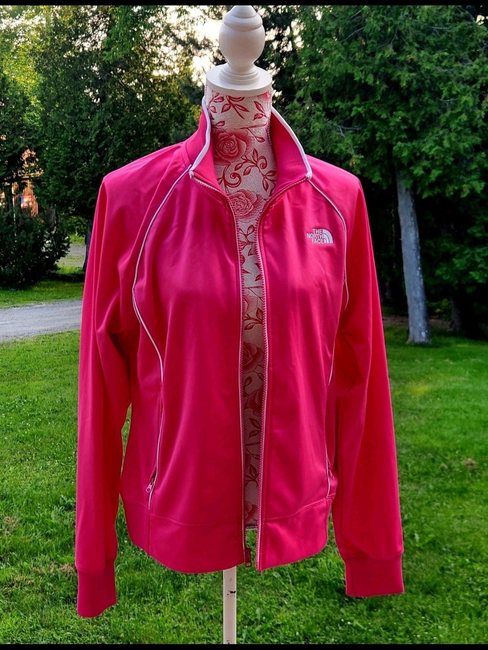 The North Face Women's Hot Pink Track  Jacket